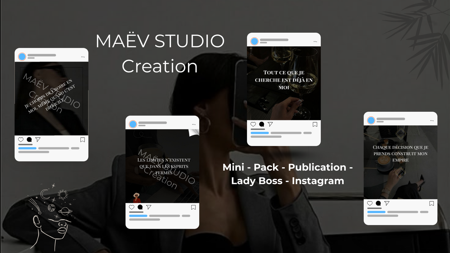 Mini - Pack - Publication - Lady Boss - Instagram