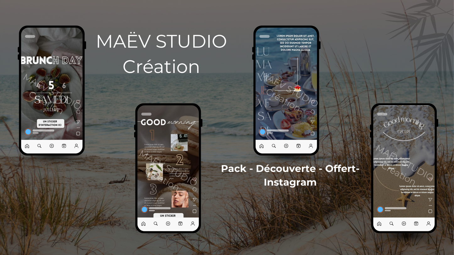 Pack Découverte Offert Instagram