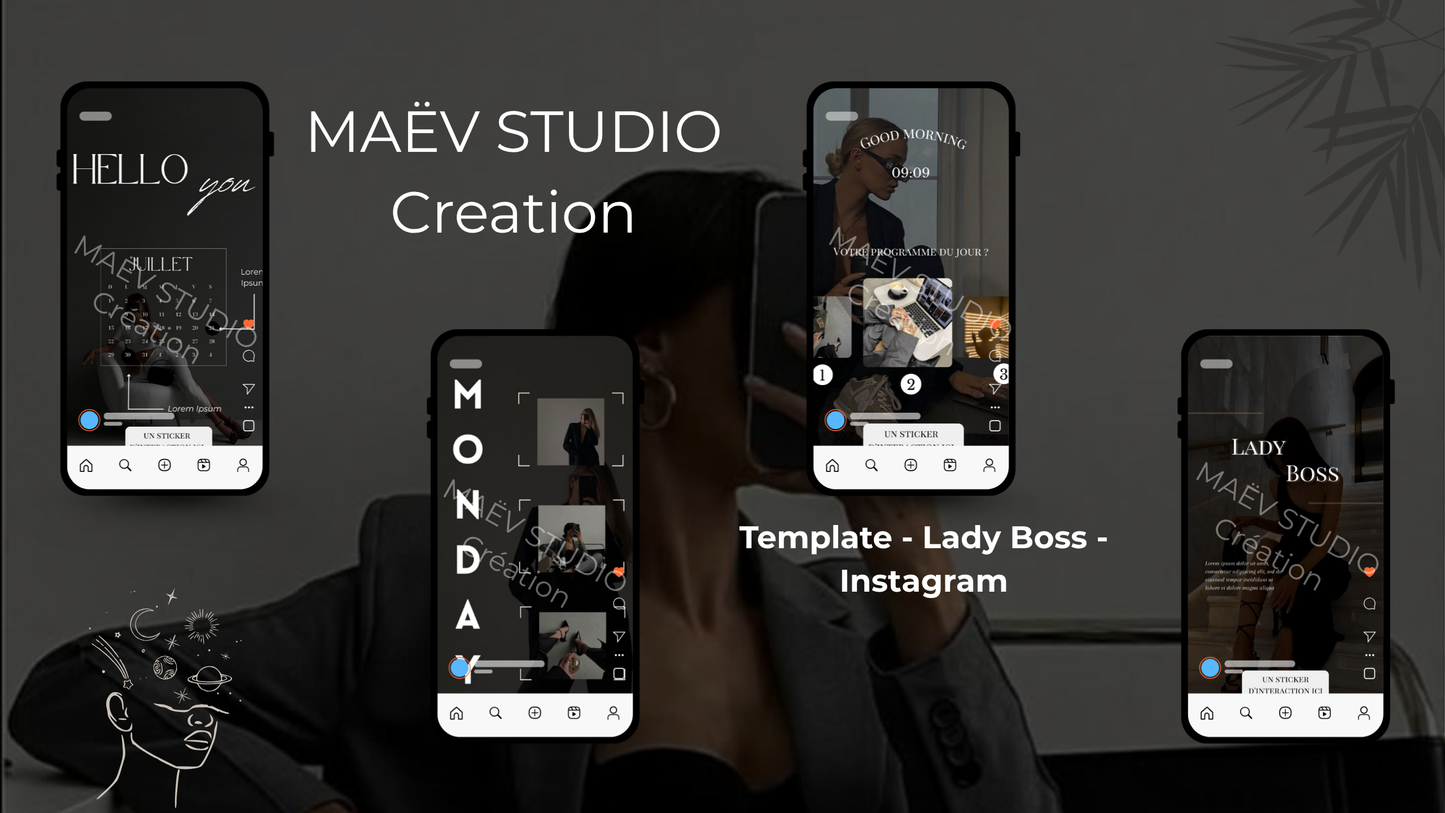 Template - Lady Boss - Instagram