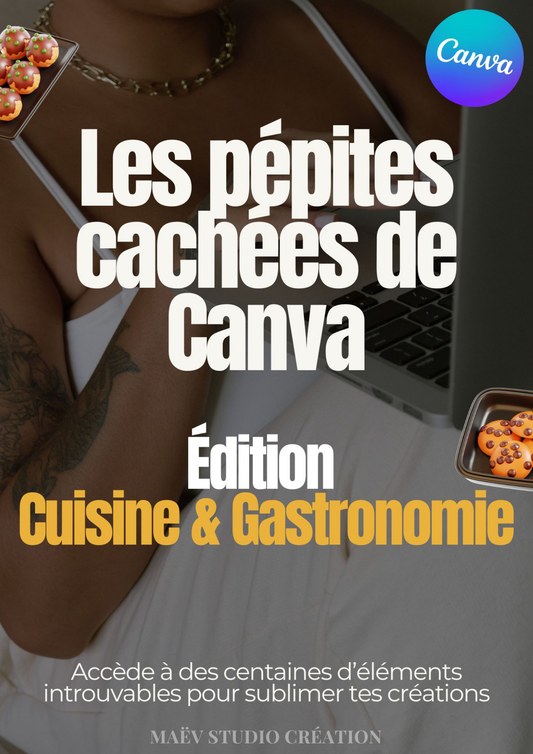 Les Secrets Cachés de Canva - Édition Cuisine & Gastronomie